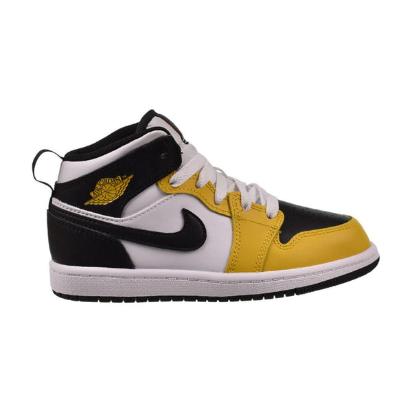 Jordan 1 Mid (PS) Little Kids' Shoes Yellow Ochre/Black-White