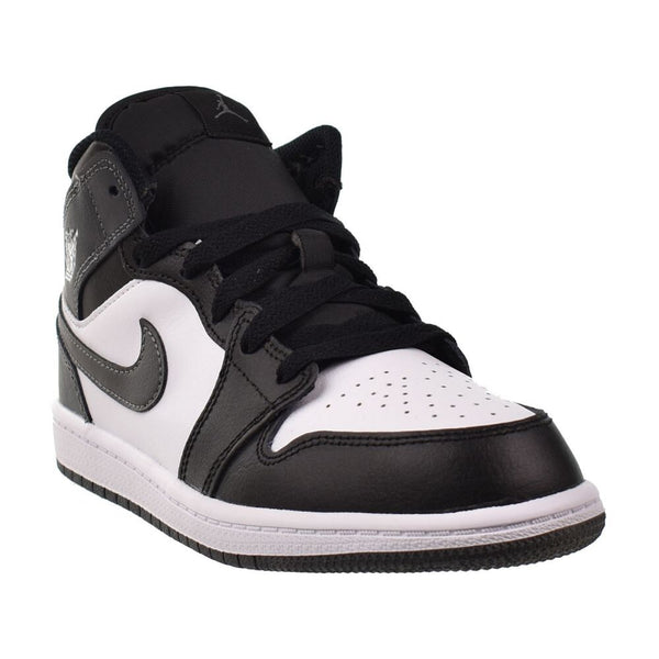 Jordan 1 Mid (PS) Little Kids' Shoes Black/Iron Grey-White dq8424-001