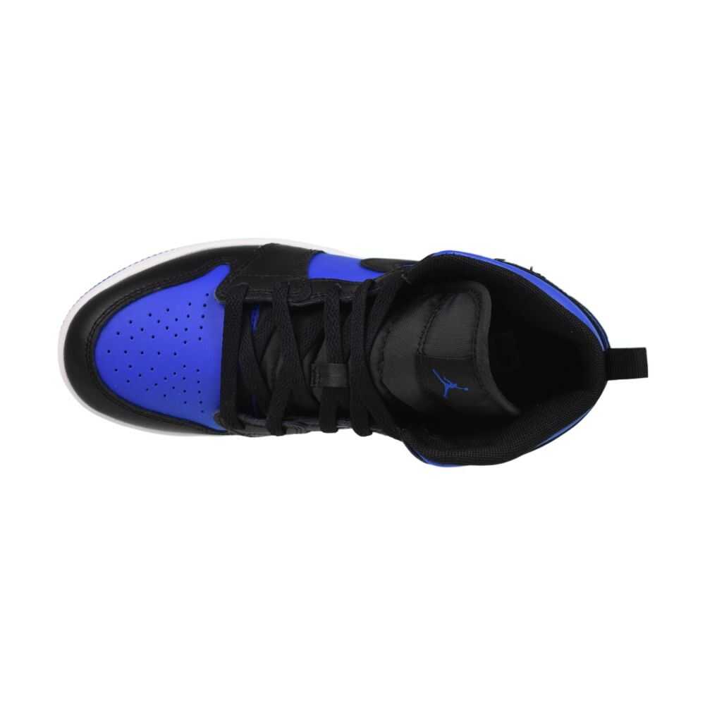 Jordan 1 Mid (PS) Little Kids' Shoes Black/Royal Blue-White dq8424-042