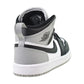 Jordan 1 Mid (PS) Little Kids' Shoes White/Light Smoke Grey dq8424-101