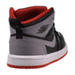 Jordan 1 Mid (TD) Toddler Shoes Black-Cement Grey-Fire Red