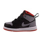 Jordan 1 Mid (TD) Toddler Shoes Black-Cement Grey-Fire Red