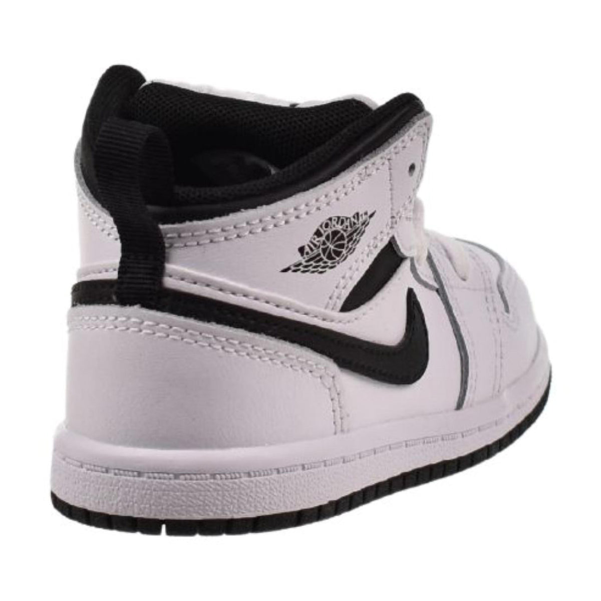 Jordan 1 Mid (TD) Toddlers' Shoes White-Black