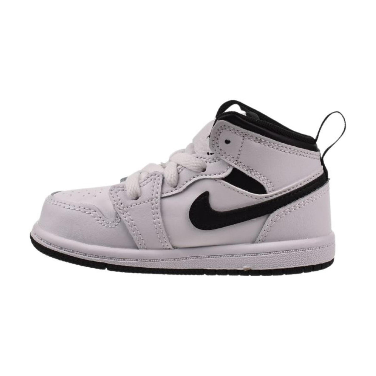 Jordan 1 Mid (TD) Toddlers' Shoes White-Black
