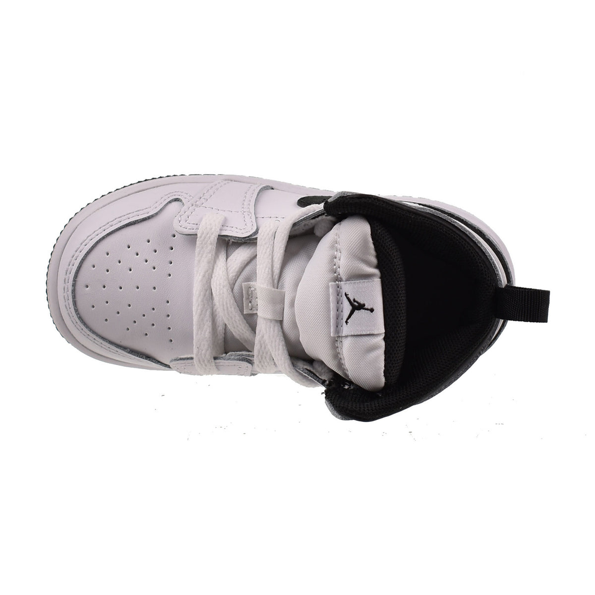 Jordan 1 Mid (TD) Toddlers' Shoes White-Black