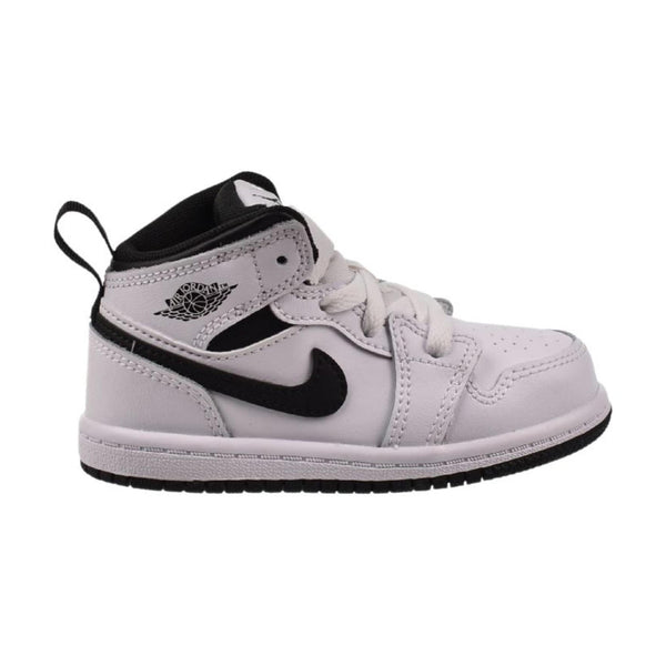 Jordan 1 Mid (TD) Toddlers' Shoes White-Black