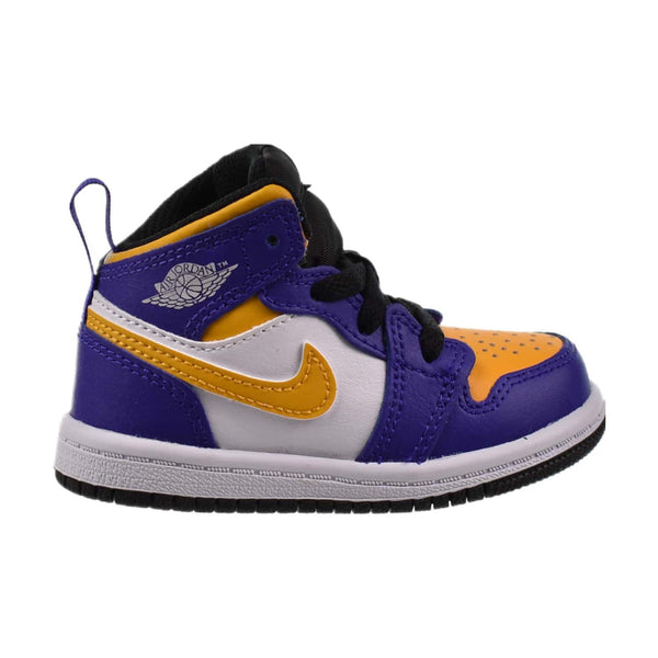 Jordan 1 Mid (TD) Toddlers' Shoes Dark Concord-Taxi-White