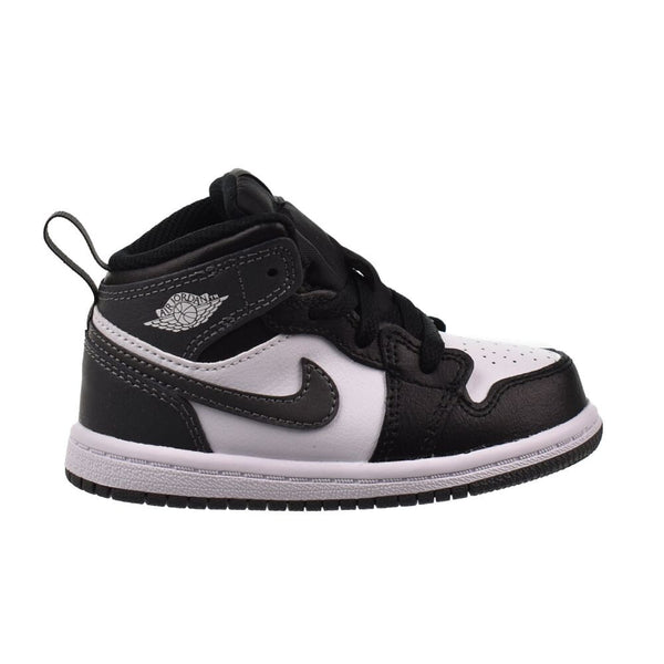 Jordan 1 Mid (TD) Toddlers' Shoes Black-White-Iron Grey dq8425-001