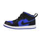 Jordan 1 Mid (TD) Toddlers' Shoes Black/Royal Blue/White dq8425-042