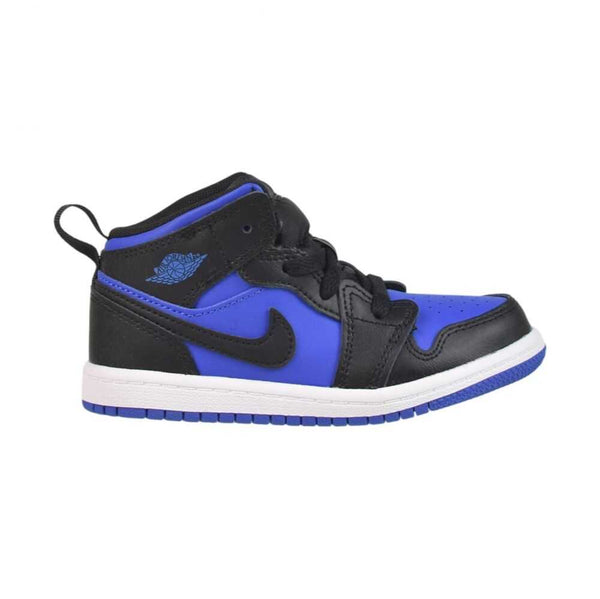 Jordan 1 Mid (TD) Toddlers' Shoes Black/Royal Blue/White dq8425-042