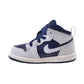 Jordan 1 Mid (TD) Toddlers' Shoes Blue Void/Pure Platinum dq8425-403