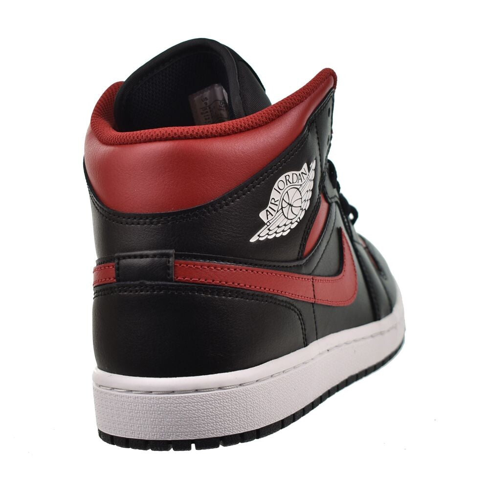 Air Jordan 1 Mid Men's Shoes Black/Varsity Red-Summit White dq8426-067