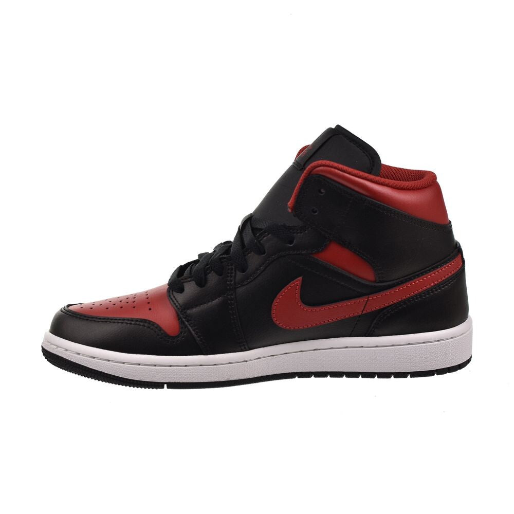 Air Jordan 1 Mid Men's Shoes Black/Varsity Red-Summit White dq8426-067