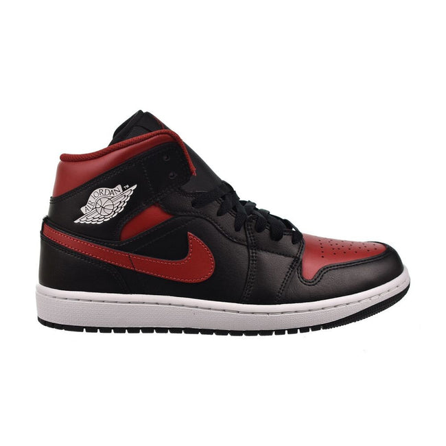Air Jordan 1 Mid Men's Shoes Black/Varsity Red-Summit White dq8426-067