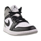 Jordan 1 Mid Men's Shoes White/Black-Light Smoke Grey dq8426-101