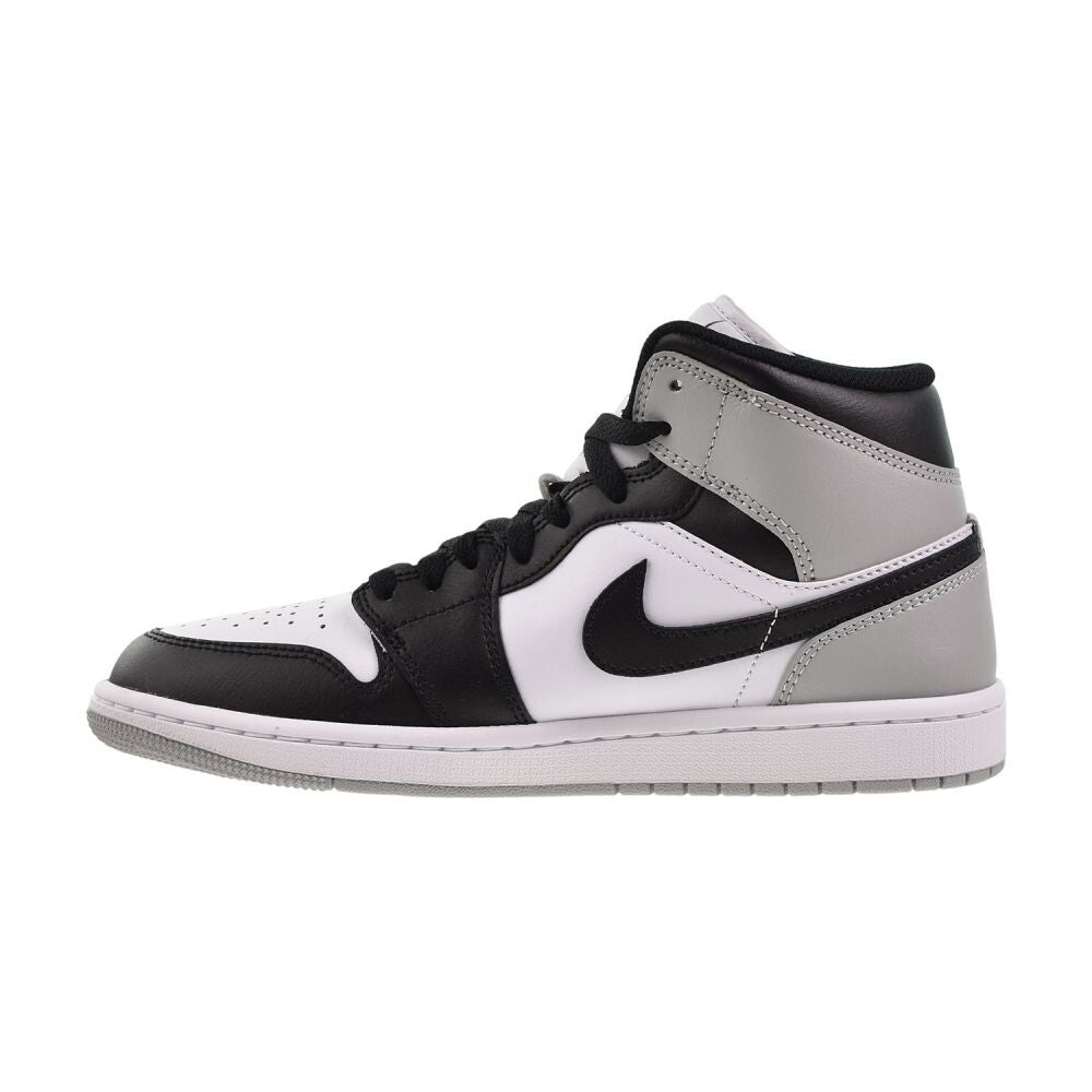 Jordan 1 Mid Men's Shoes White/Black-Light Smoke Grey dq8426-101