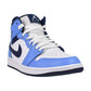 Jordan 1 Mid Men's Shoes University Blue/Midnight Navy dq8426-405