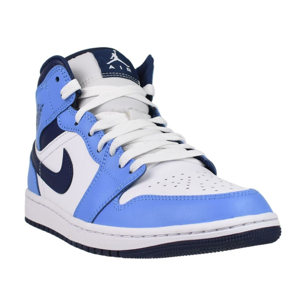 Jordan 1 Mid Men's Shoes University Blue/Midnight Navy dq8426-405