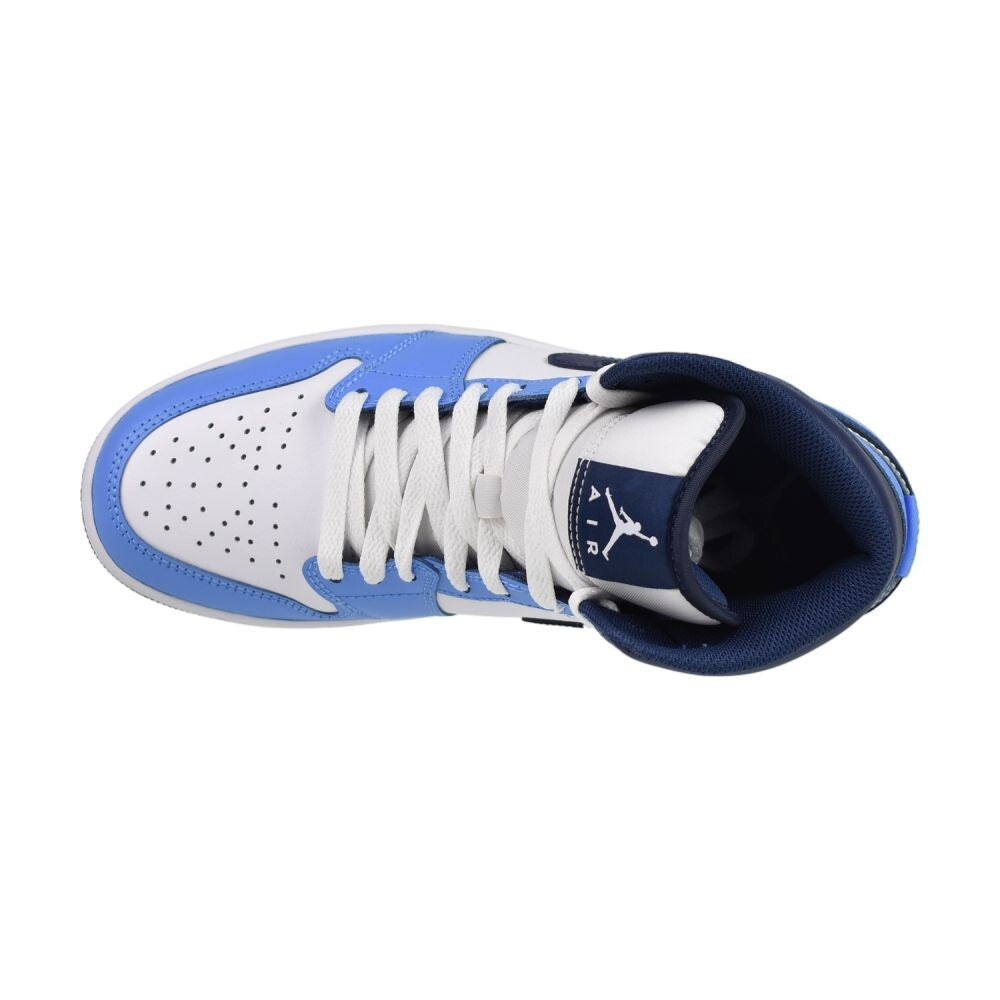 Jordan 1 Mid Men's Shoes University Blue/Midnight Navy dq8426-405