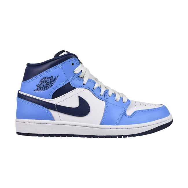 Jordan 1 Mid Men's Shoes University Blue/Midnight Navy dq8426-405