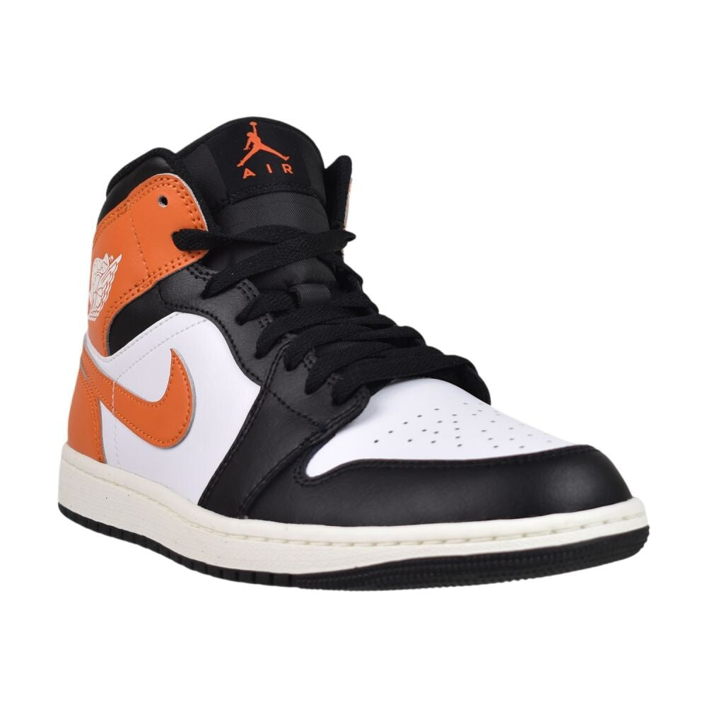 Jordan 1 Mid Men's Shoes Starfish/Black-White-Sail dq8426-801
