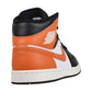 Jordan 1 Mid Men's Shoes Starfish/Black-White-Sail dq8426-801