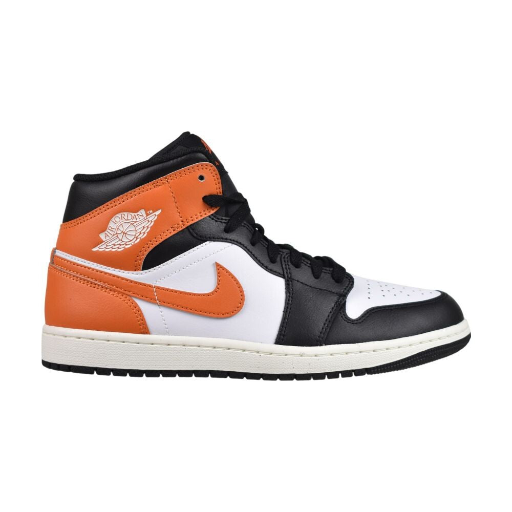 Jordan 1 Mid Men's Shoes Starfish/Black-White-Sail dq8426-801
