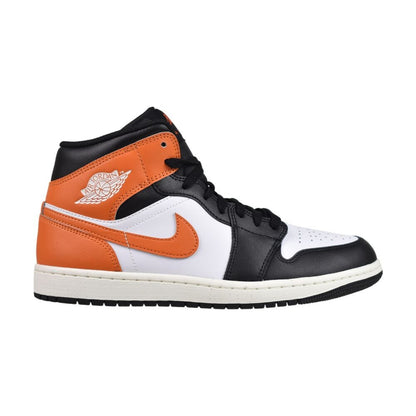 Jordan 1 Mid Men's Shoes Starfish/Black-White-Sail dq8426-801