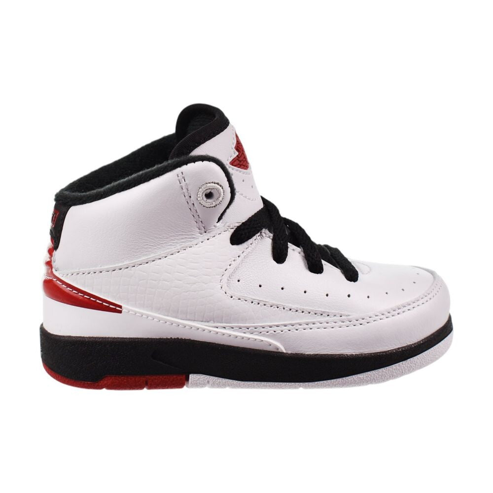 Jordan Retro 2 (TD) Toddlers' Shoes White/Varsity Red-Black dq8563-106