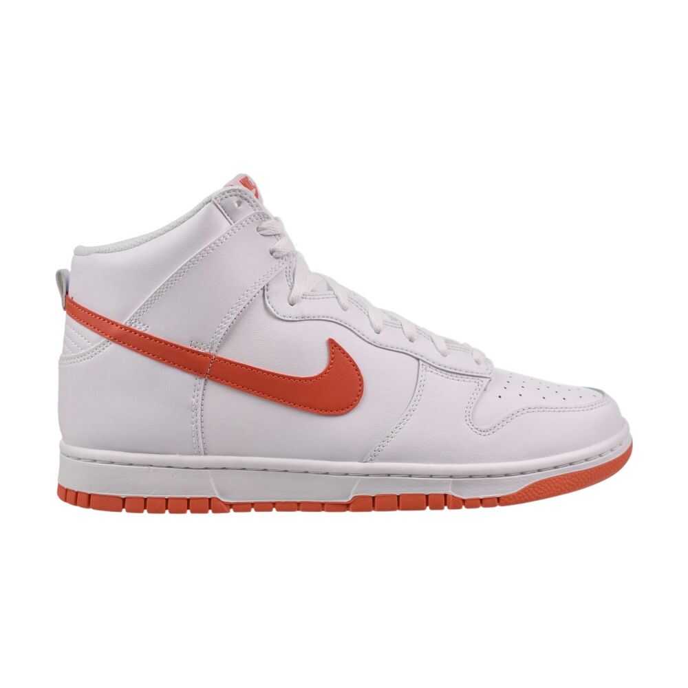 Nike Dunk Hi Retro Men's Shoes White/Picante Red-White dv0828-100
