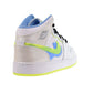 Air Jordan 1 Mid SE (GS) Big Kids' Shoes Platinum Tint-BlueTint