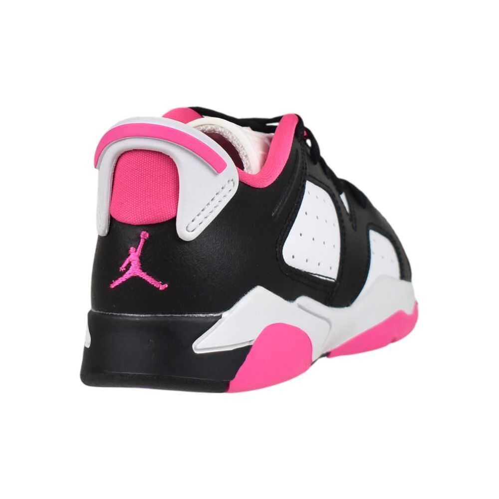 Jordan 6 Retro Low (PS) Little Kids' Shoes Black/Pink/White dv3528-061