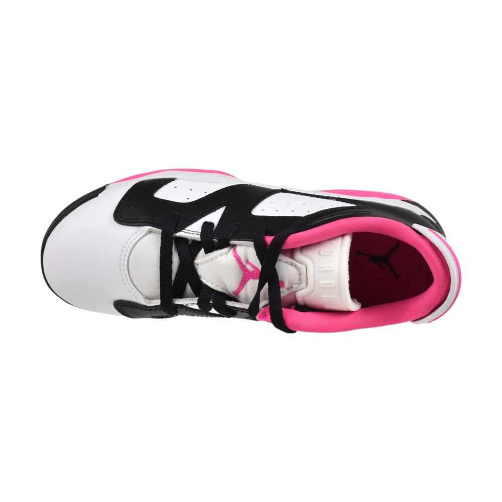 Jordan 6 Retro Low (PS) Little Kids' Shoes Black/Pink/White dv3528-061