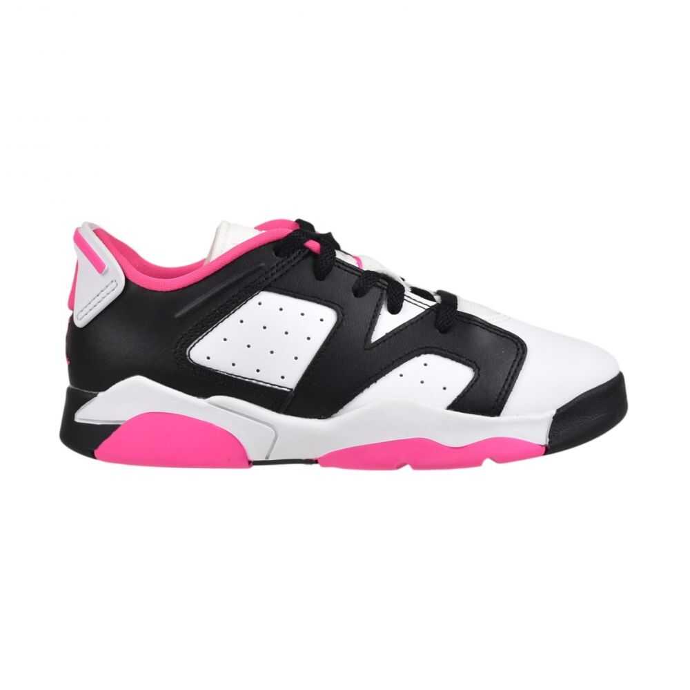 Jordan 6 Retro Low (PS) Little Kids' Shoes Black/Pink/White dv3528-061