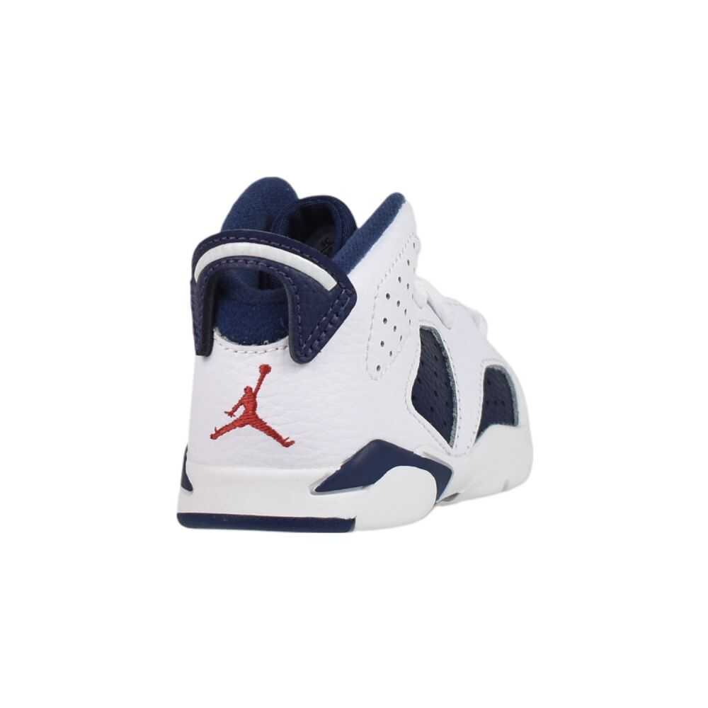 Jordan 6 Retro (TD) "Olympic" Toddlers' Shoes White/Varsity Red dv3606-164