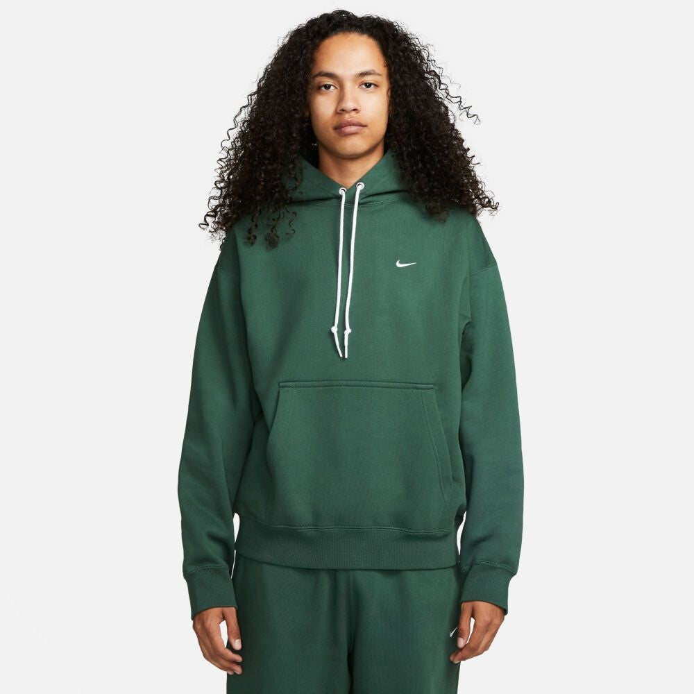 Nike Solo Swoosh Fleece Pullover Men's Hoodie Forest Green dx1355-323