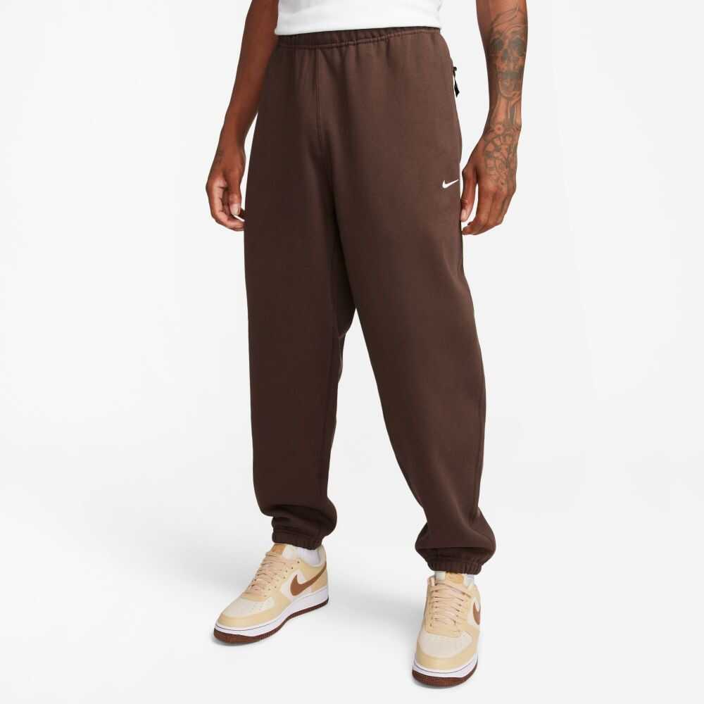 Nike Solo Swoosh Men's Fleece Pants Brown dx1364-237