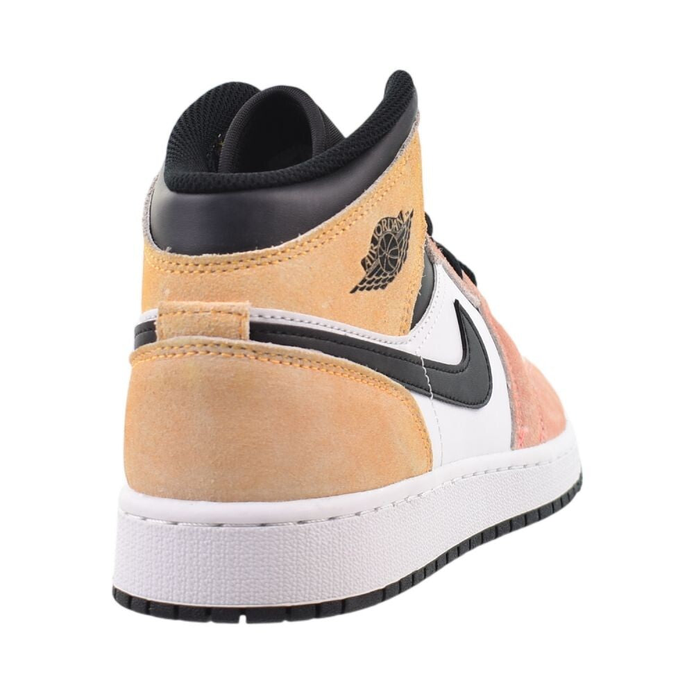 Air Jordan 1 Mid SE (GS) Big Kids' Shoes Magic Ember/Sundial dx4365-800