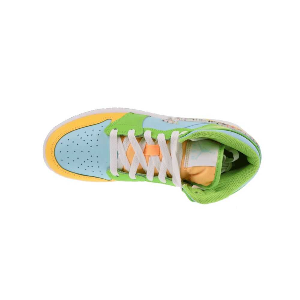 Air Jordan 1 Mid SE (GS) Big Kids' Shoes Glacier Ice dx4368-400