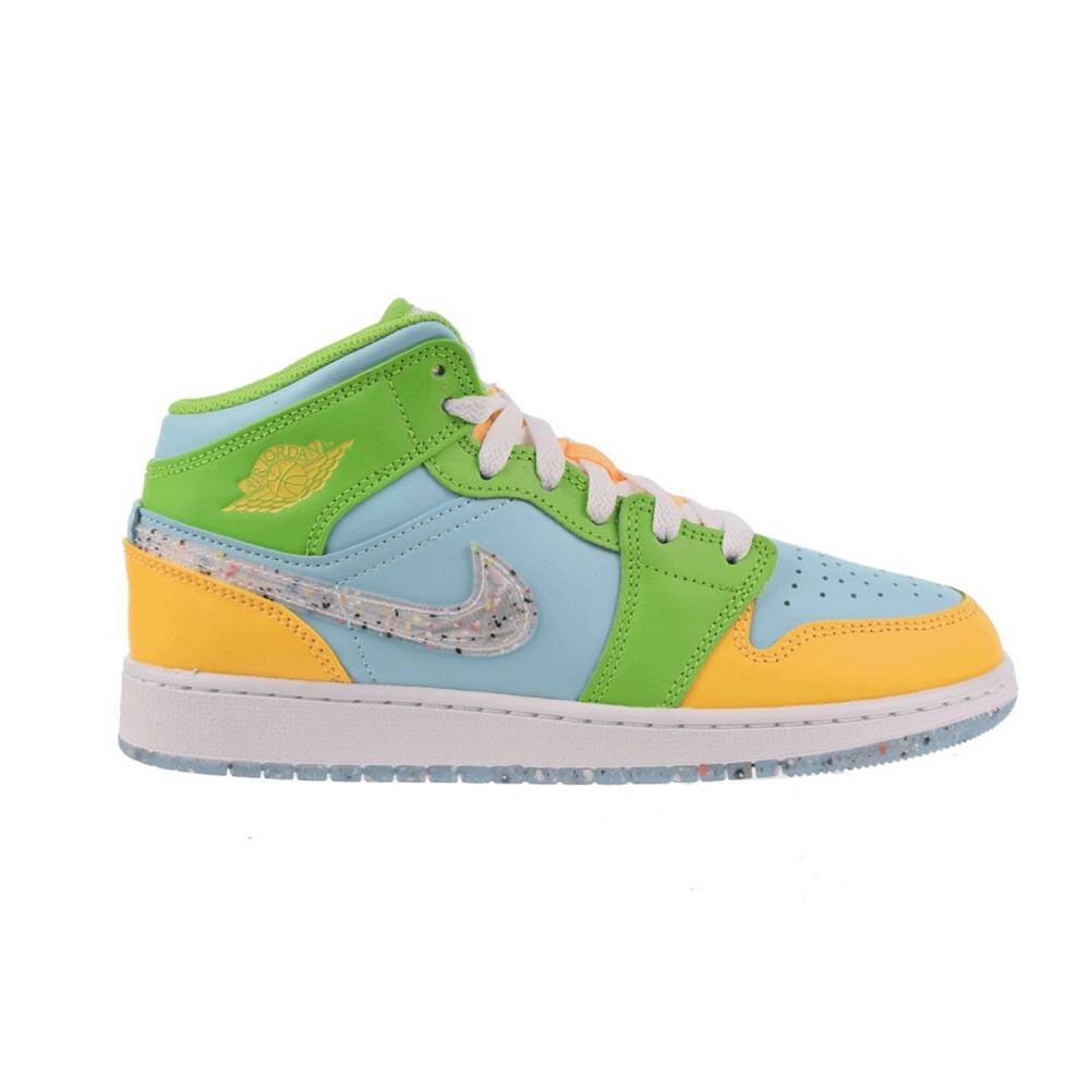 Air Jordan 1 Mid SE (GS) Big Kids' Shoes Glacier Ice dx4368-400