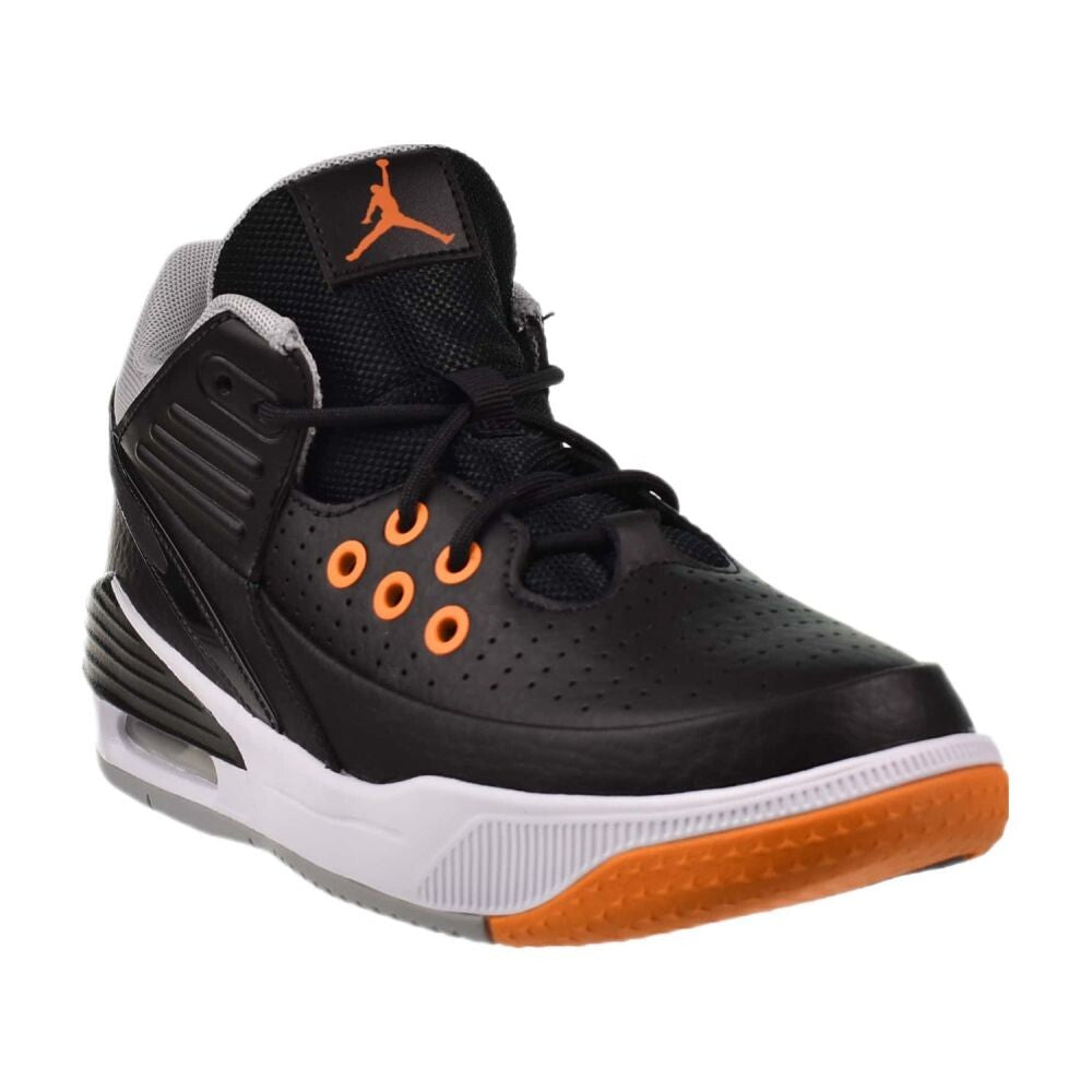 Jordan Max Aura 5 (GS) Big Kids' Shoes Black-Wolf Grey-Magma Orange dz4352-008