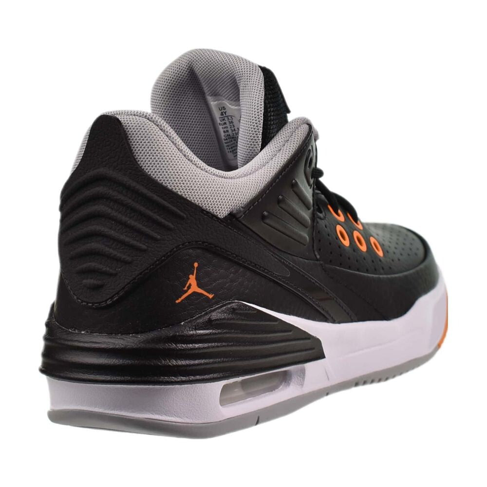 Jordan Max Aura 5 (GS) Big Kids' Shoes Black-Wolf Grey-Magma Orange dz4352-008
