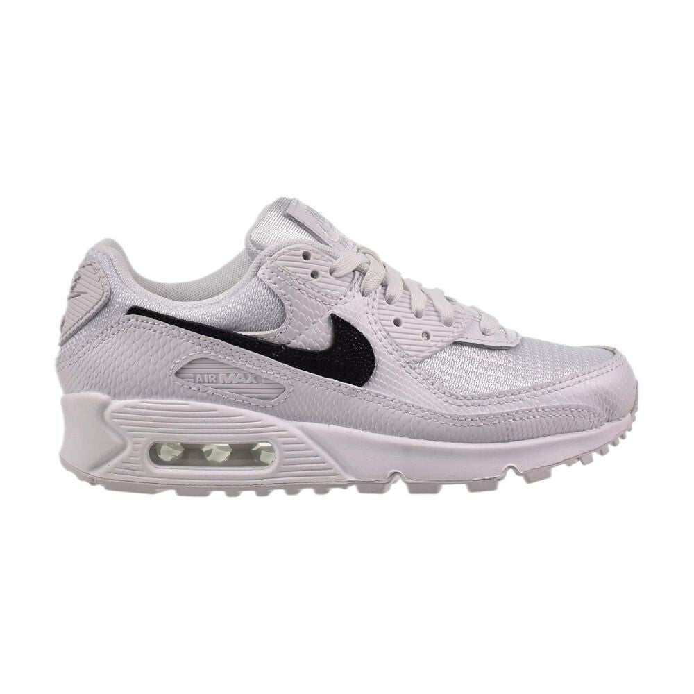 Nike Air Max 90 Snakeskin Women's Shoes White-Black dz5212-100