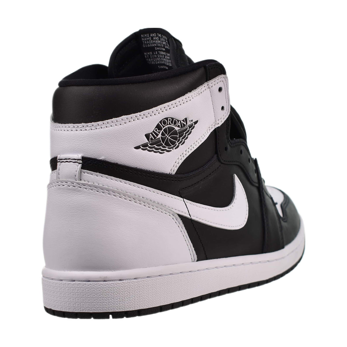 Jordan 1 Retro High OG Men's Shoes Black-White 