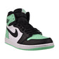 Air Jordan 1 Retro High OG Men's Shoes White/Black/Green Glow