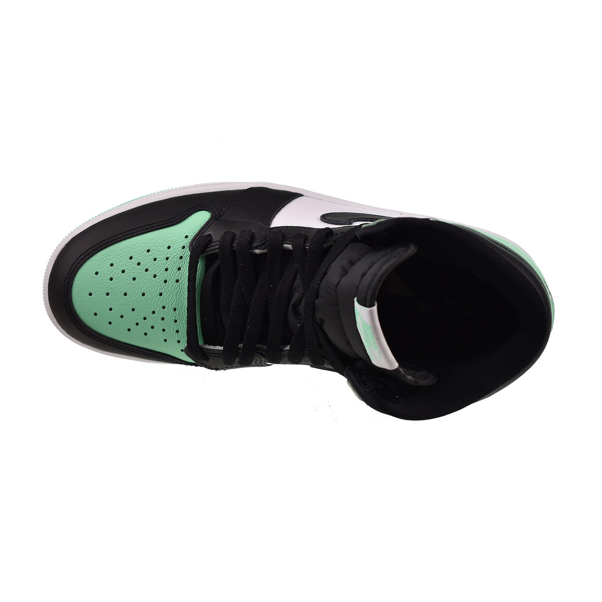 Air Jordan 1 Retro High OG Men's Shoes White/Black/Green Glow
