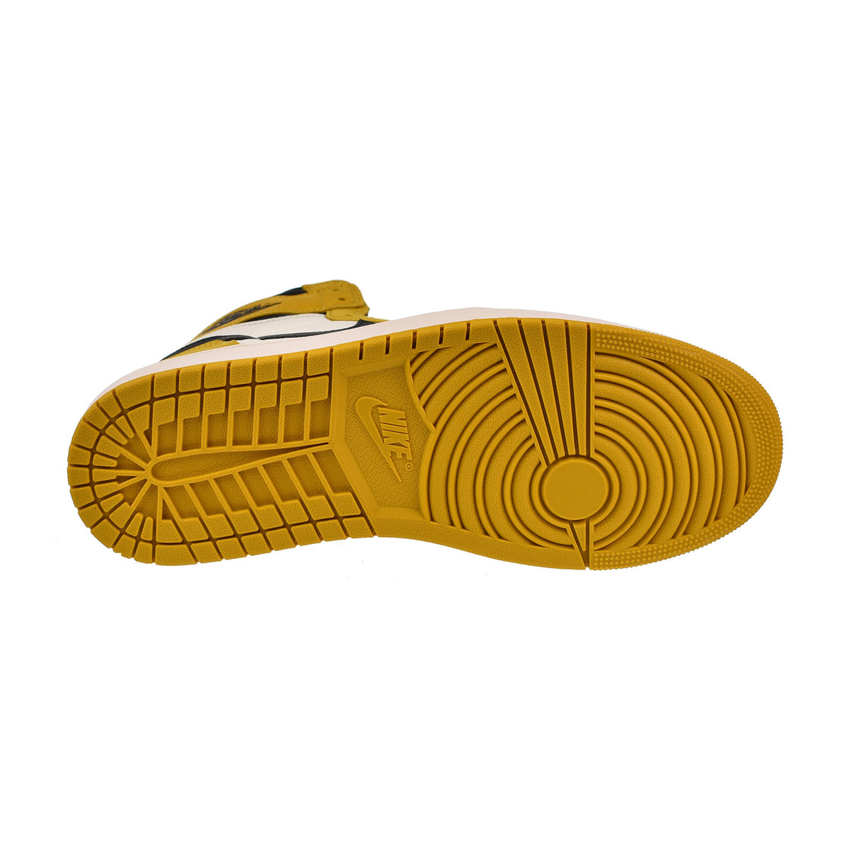 Air Jordan 1 High OG Men's Shoes Yellow Ochre-Black-Sail 
