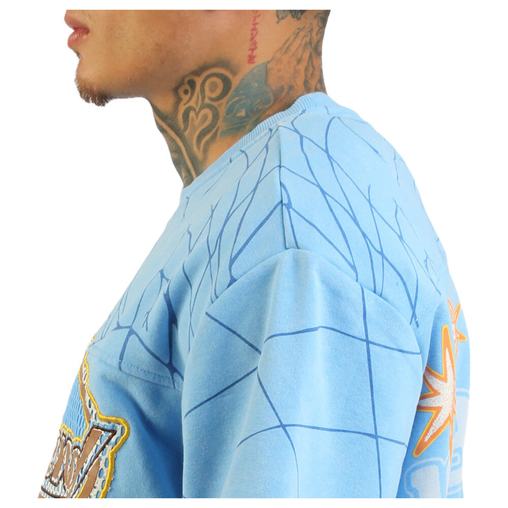 Smoke Rise Ascend 2-Fer Men's T-Shirt Carolina Blue f026s455-cb