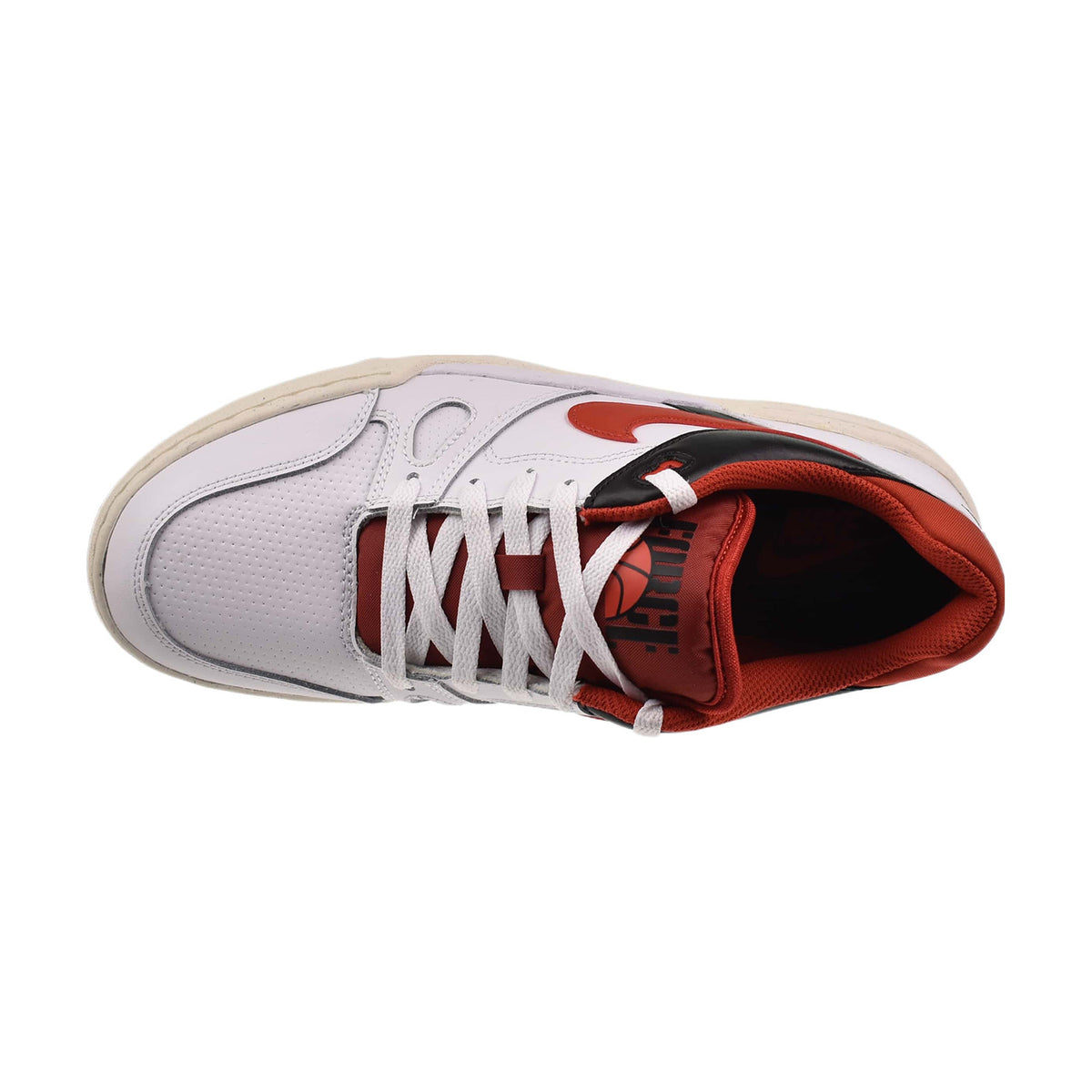 Nike Full Force Low Men's Shoes White-Red-Black