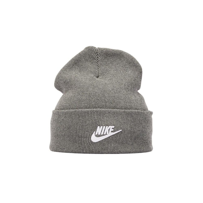 Nike Peak Futura Men's Beanie Hat Gray/White fb6528-091